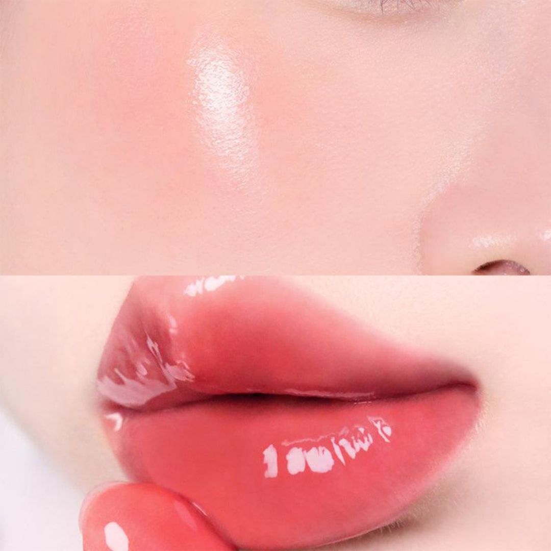 Keyring Lip & Cheek Glowy Jelly Pot JC01 Honey Peach