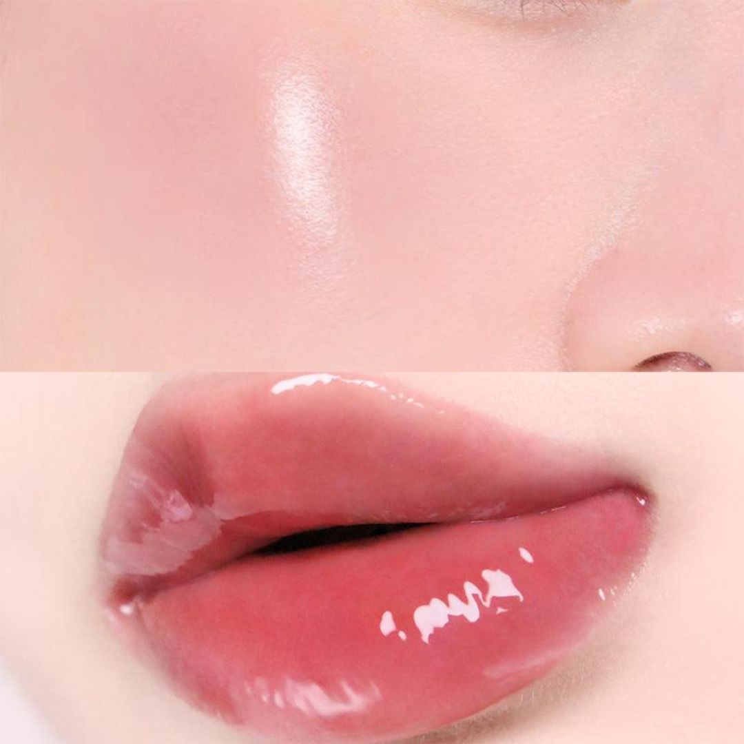 Keyring Lip & Cheek Glowy Jelly Pot JS01 Rosy Glaze