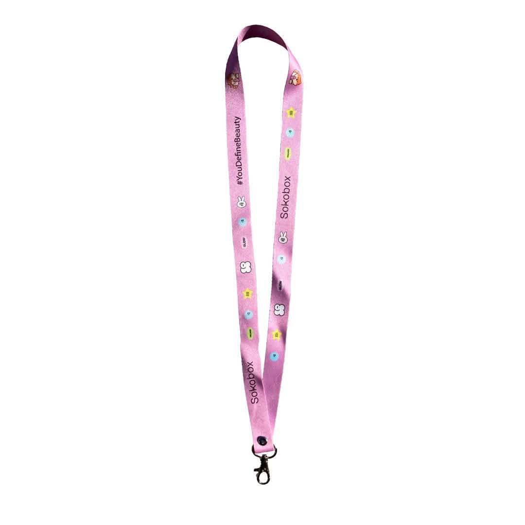 Lanyard Rosado