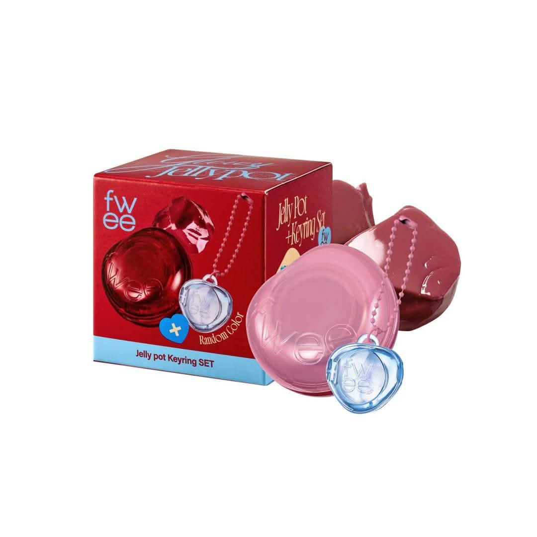 Keyring Lip & Cheek Glowy Jelly Pot JS01 Rosy Glaze