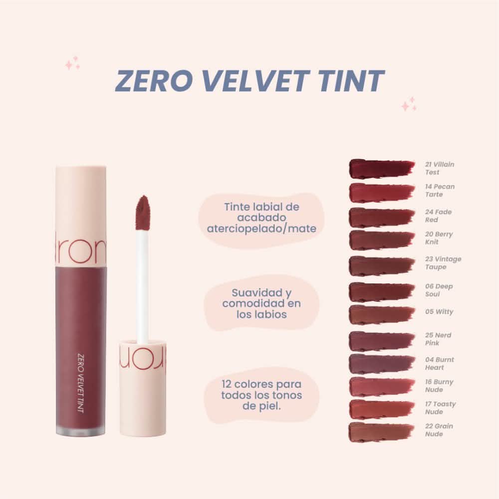 Zero Velvet Tint Tono 20 Berry Knit