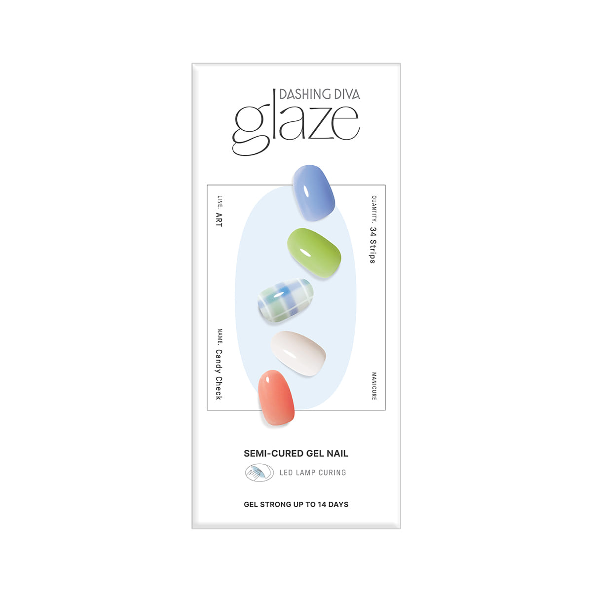 Dashing diva glaze semi cure hotsell nail strips