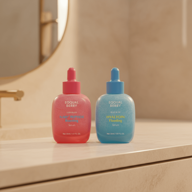 Dúo Anti-Aging Eqqualberry | NAD+ Peptide Serum + Hyaltoin Flooding Serum - Sokobox