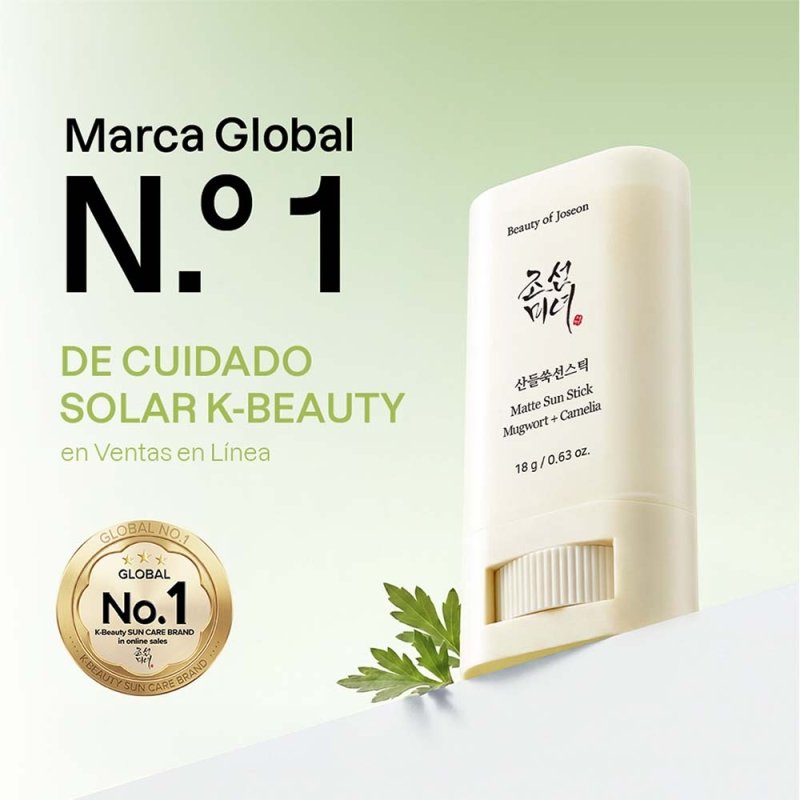 Matte Sun Stick: Mugwort + Camelia SPF 50+ PA++++ - Sokobox
