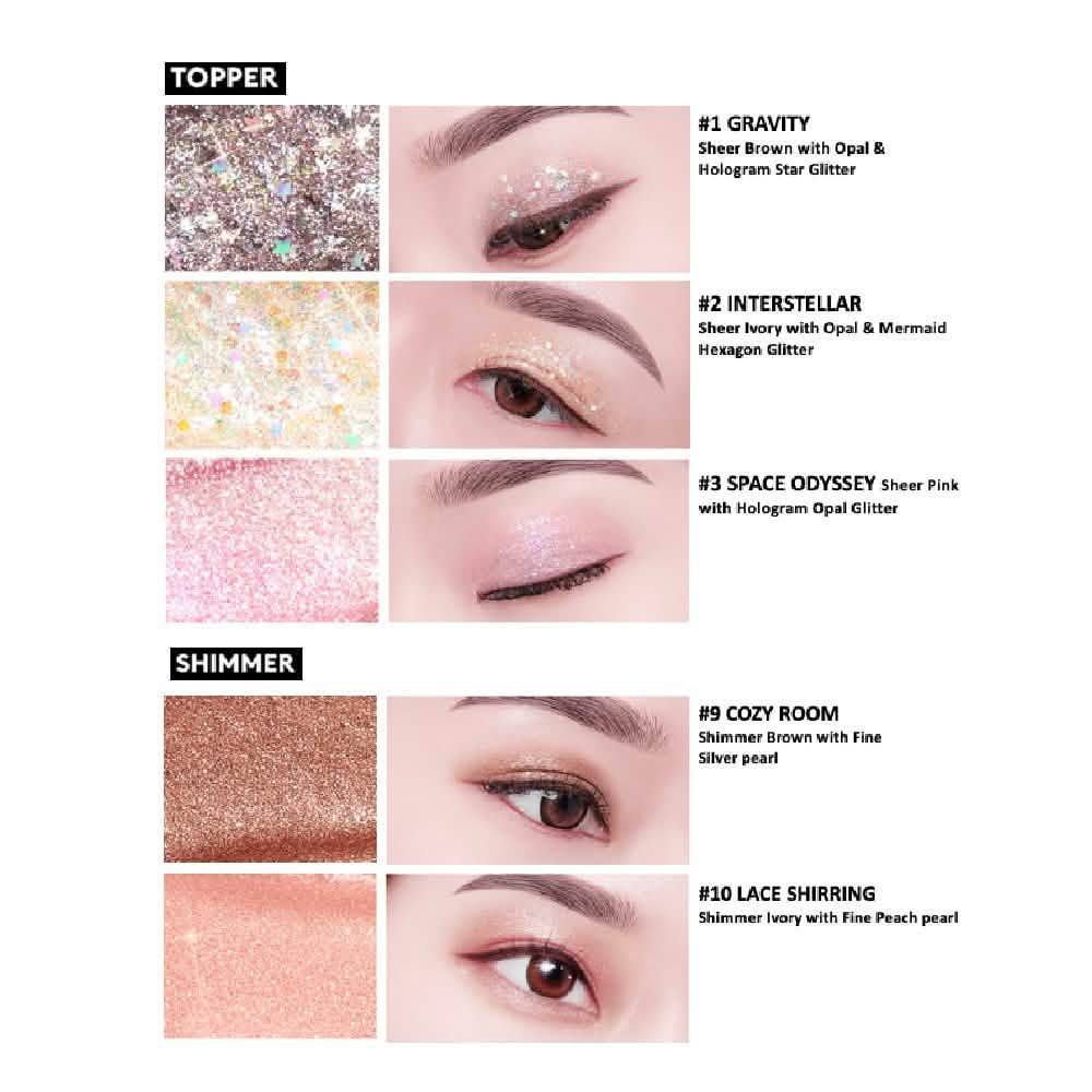 Glitter Prism Liquid Eyeshadow Topper 2 Interstellar