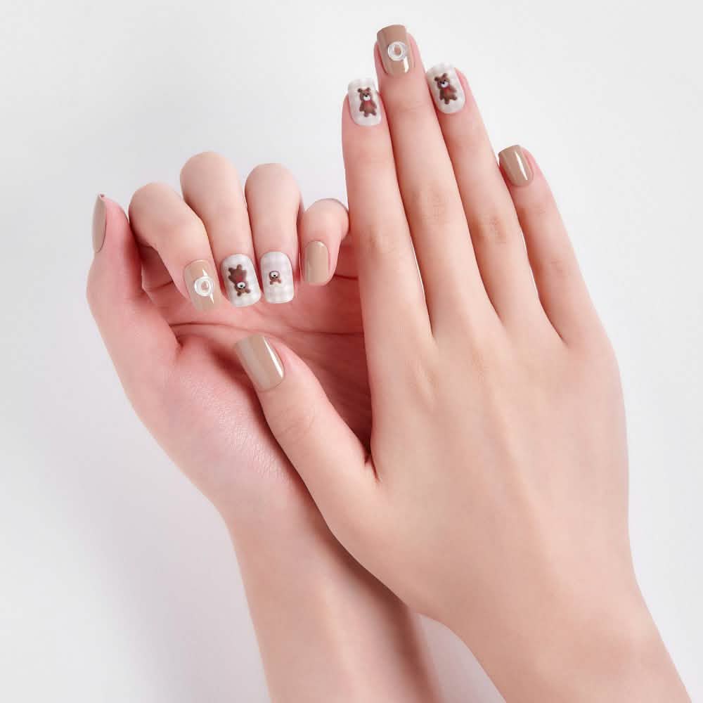 Magic Gel Press Manicure: MGL072 (Square Regular)