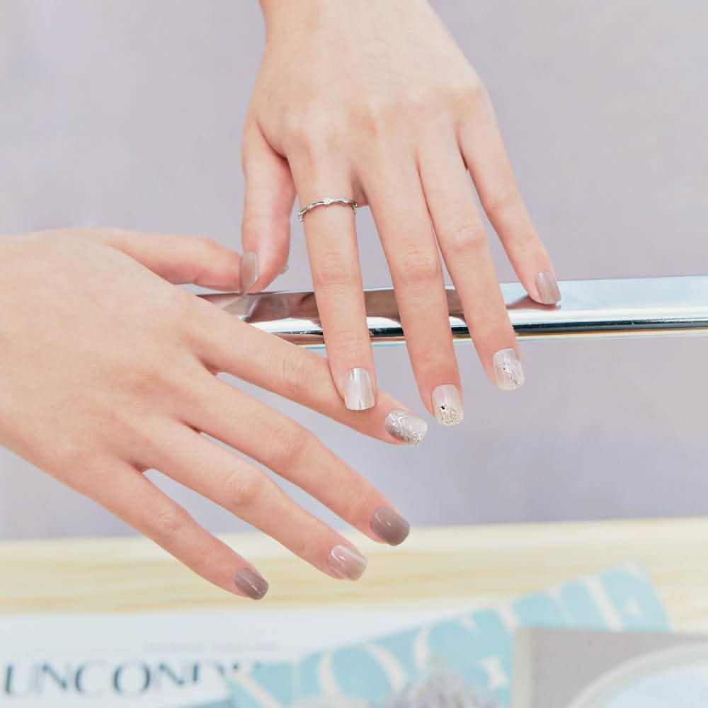 Magic Gel Press Manicure: MDR3P010SS (Square Short)