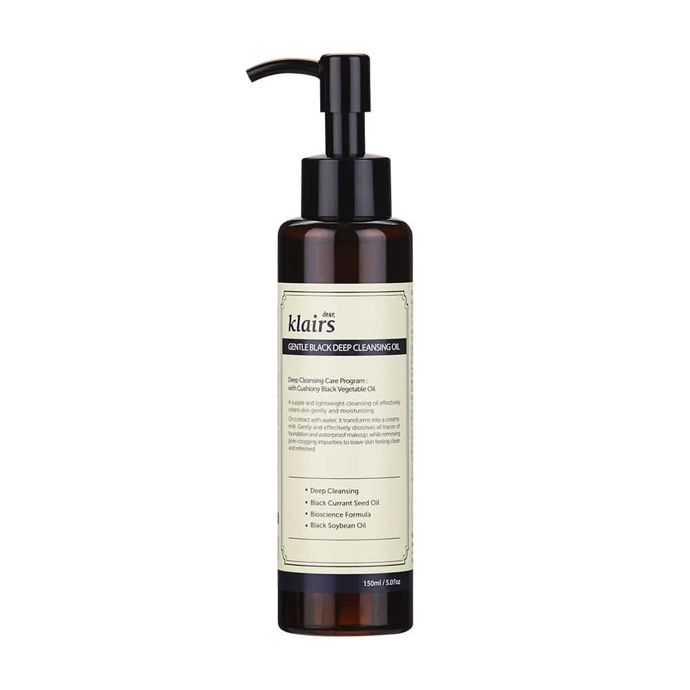 Gentle Black Deep Cleansing Oil - Klairs - Soko Box