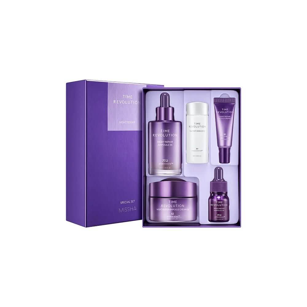 Time Revolution Night Repair Special Set 5x (Sérum + Crema + 3 minis)