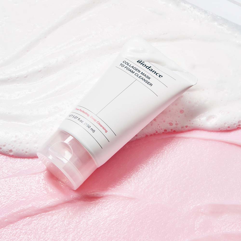 Collagen Mask to Foam Cleanser
