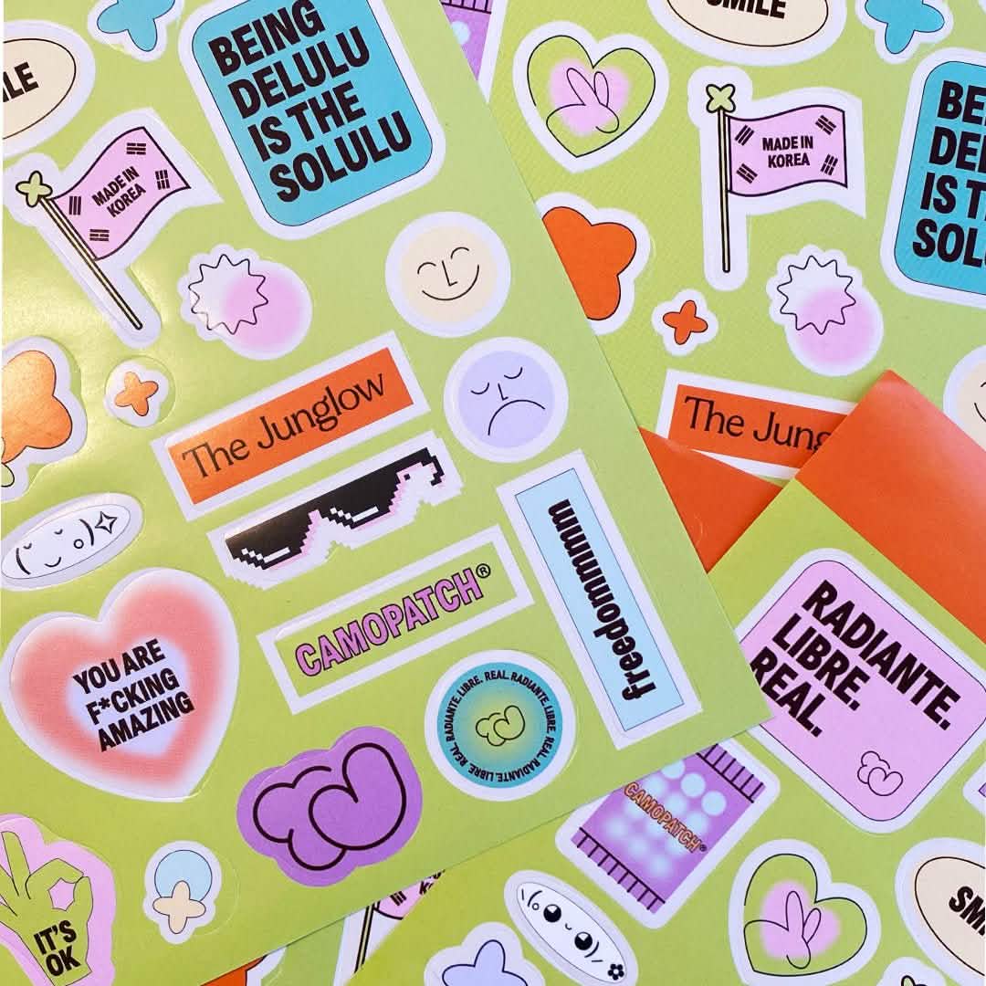 The Junglow Stickers