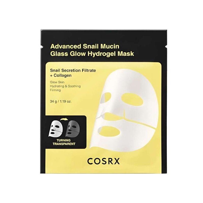 Advanced Snail Mucin Glass Glow Hydrogel Mask - Sokobox