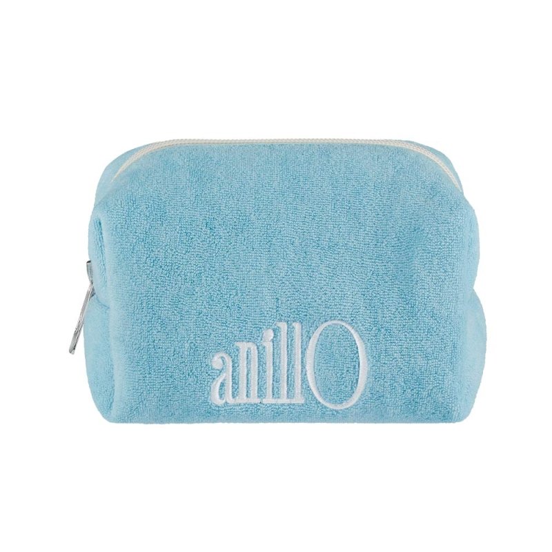 Blue Terry Pouch