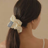 Cream Cotton Hair Scrunchie - Sokobox