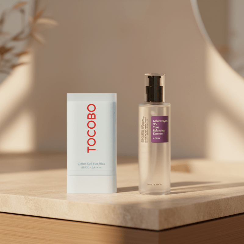 Kit Protege + Ilumina | Sun Stick SPF50+ + Galactomyces 95 Essence - Sokobox