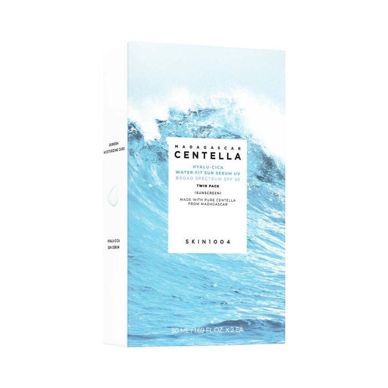 Madagascar Centella Hyalu-Cica Water-Fit Sun Serum Twin Pack - Sokobox