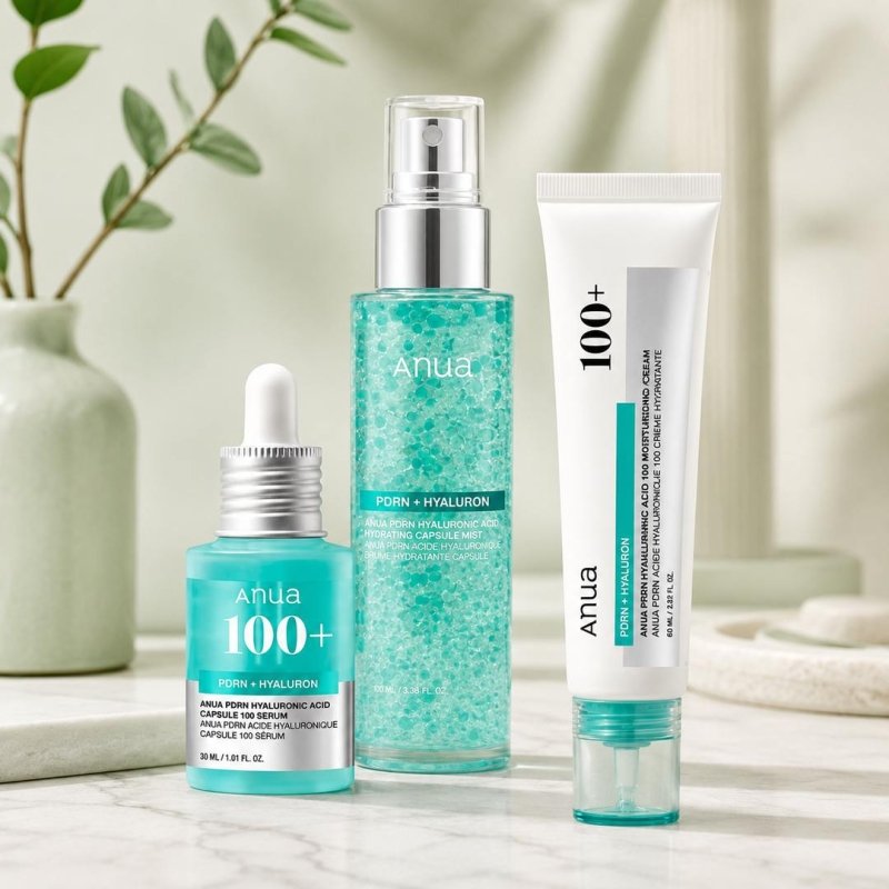 Rutina 3 Pasos PDRN Hyaluronic Acid Anua - Sokobox